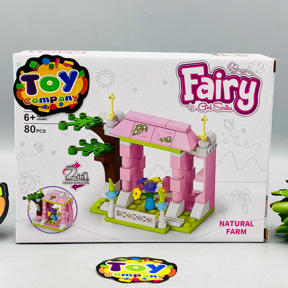 DIY 2in1 Fairy Natural Farm Building Blocks - 80Pcs
