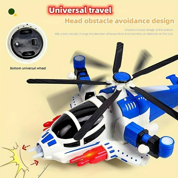 Battery Operated Helicopter With Light & Sound