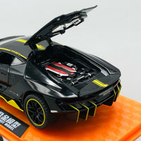 1:32 Diecast Lamborghini Centenario With Acrylic Display Box - Black