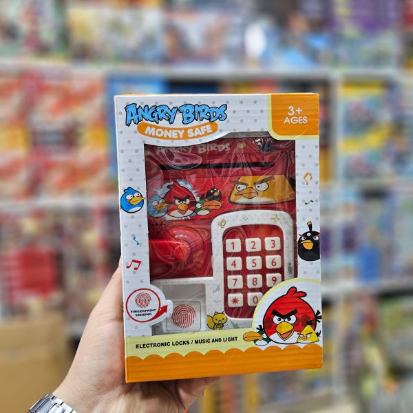 Angry Bird Fingerprint Piggy Bank With Light & Sound