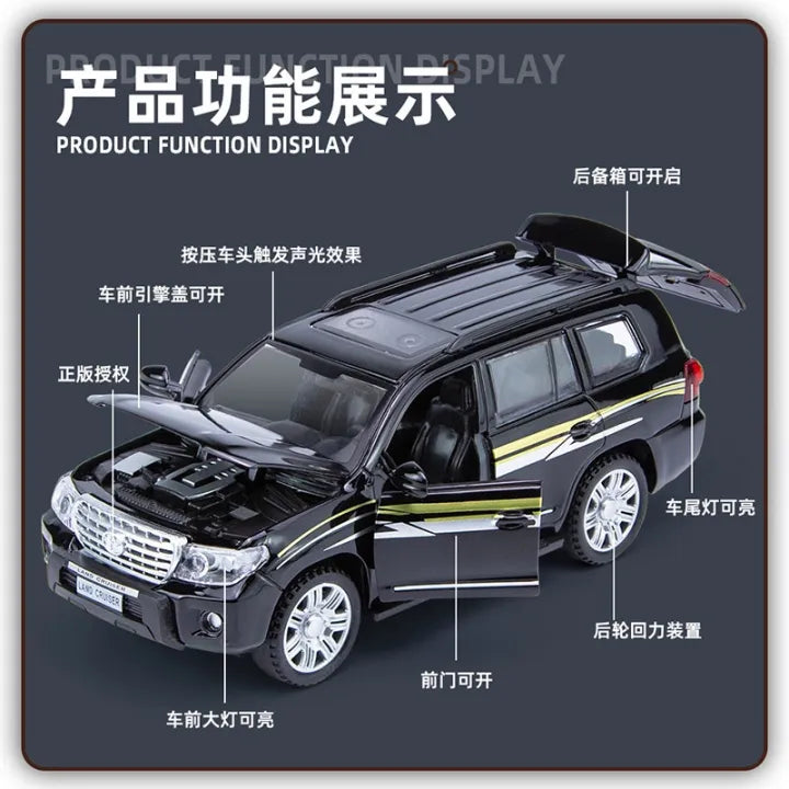 1:32 Diecast Toyota Land Cruiser Model Car