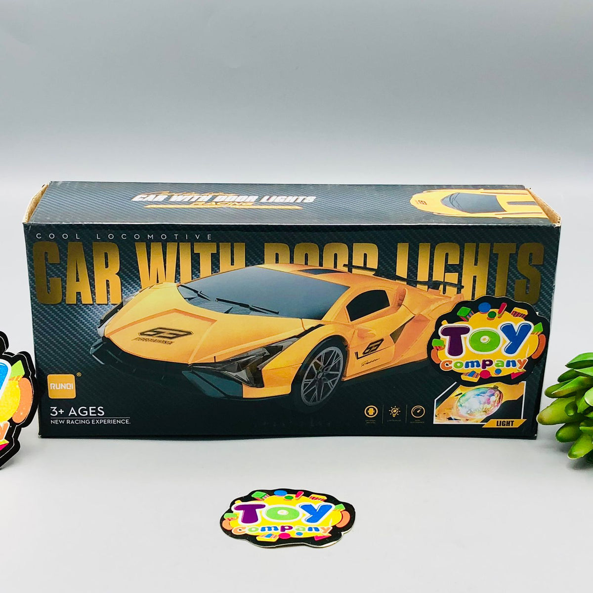 Automatic Cool Racing Car With Door Lights