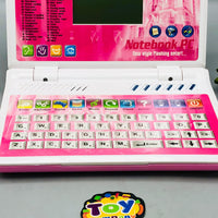 40 Activities Kids English Learning Laptop - Pink