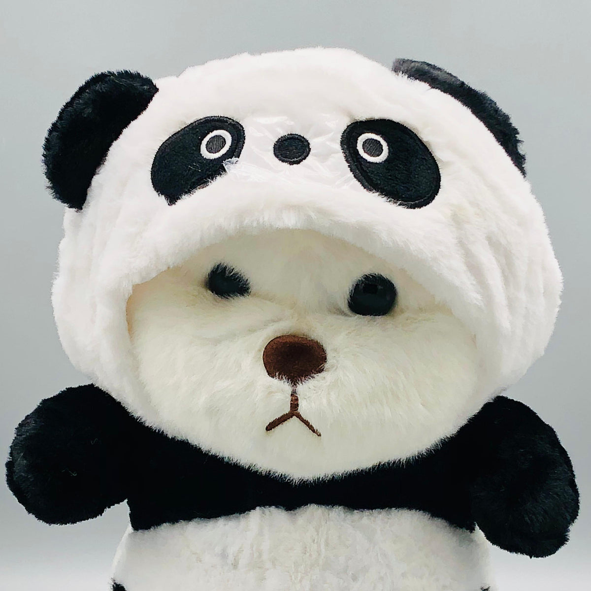 12* Inches Premium 2in1 Hoodie Panda Bear Stuff Toy