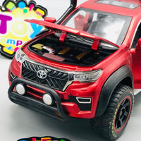 1:24 Diecast Toyota Land Cruiser Prado Off-Road Red Red - Minor Fault
