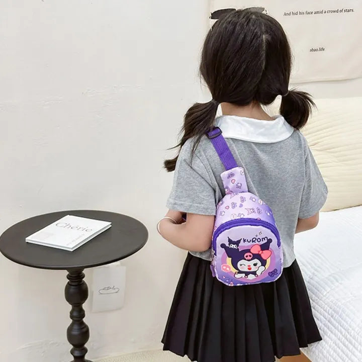 Mini Kuromi 3D Shell Kids Sling Bag