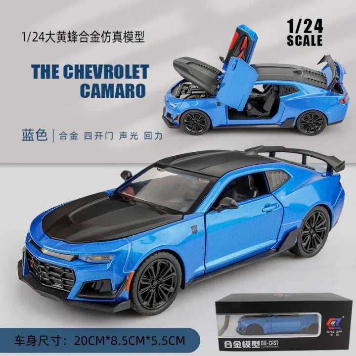 1:24 Diecast Chevrolet Camaro Model Car With Smoke