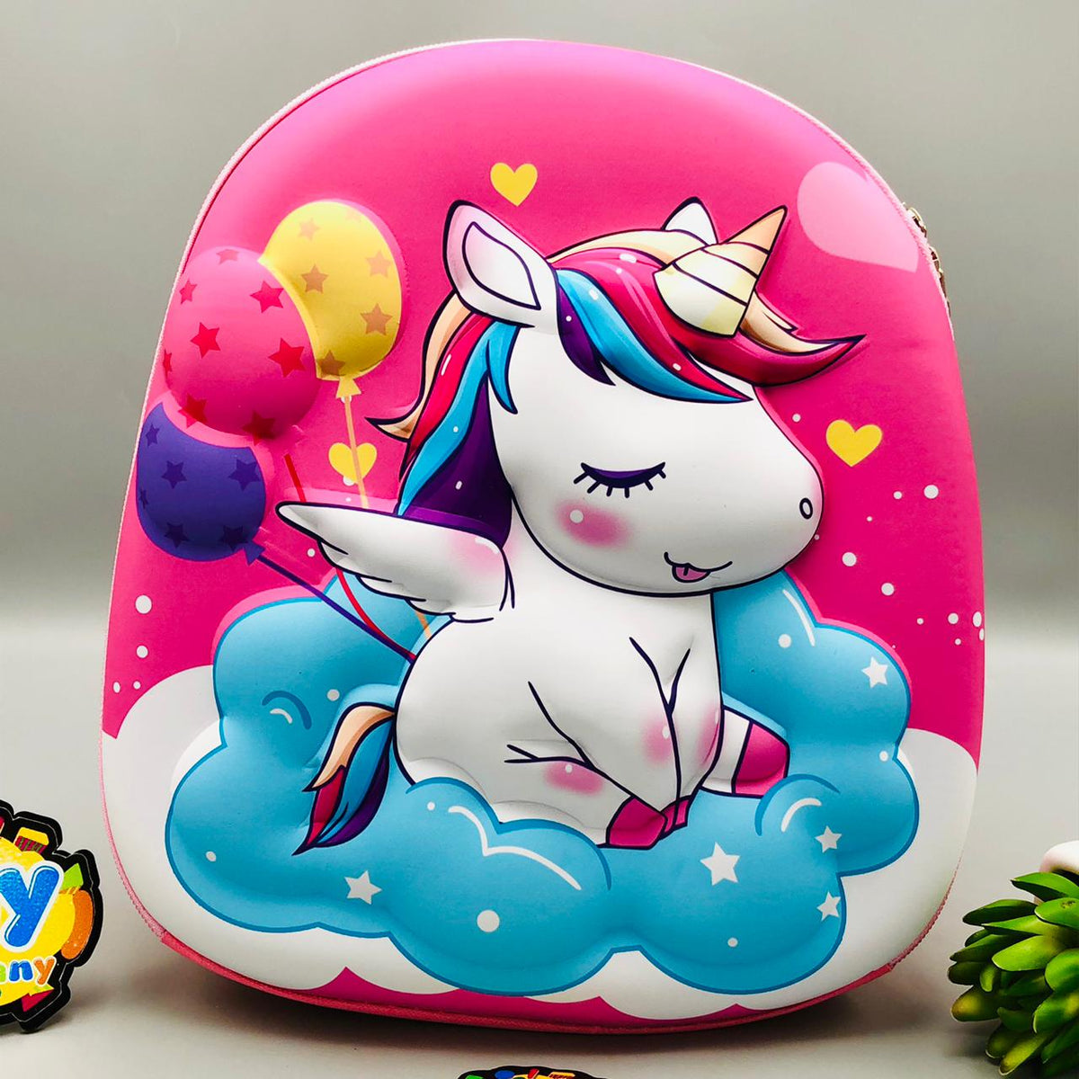 3D Kids Unicorn Design EVA Backpack