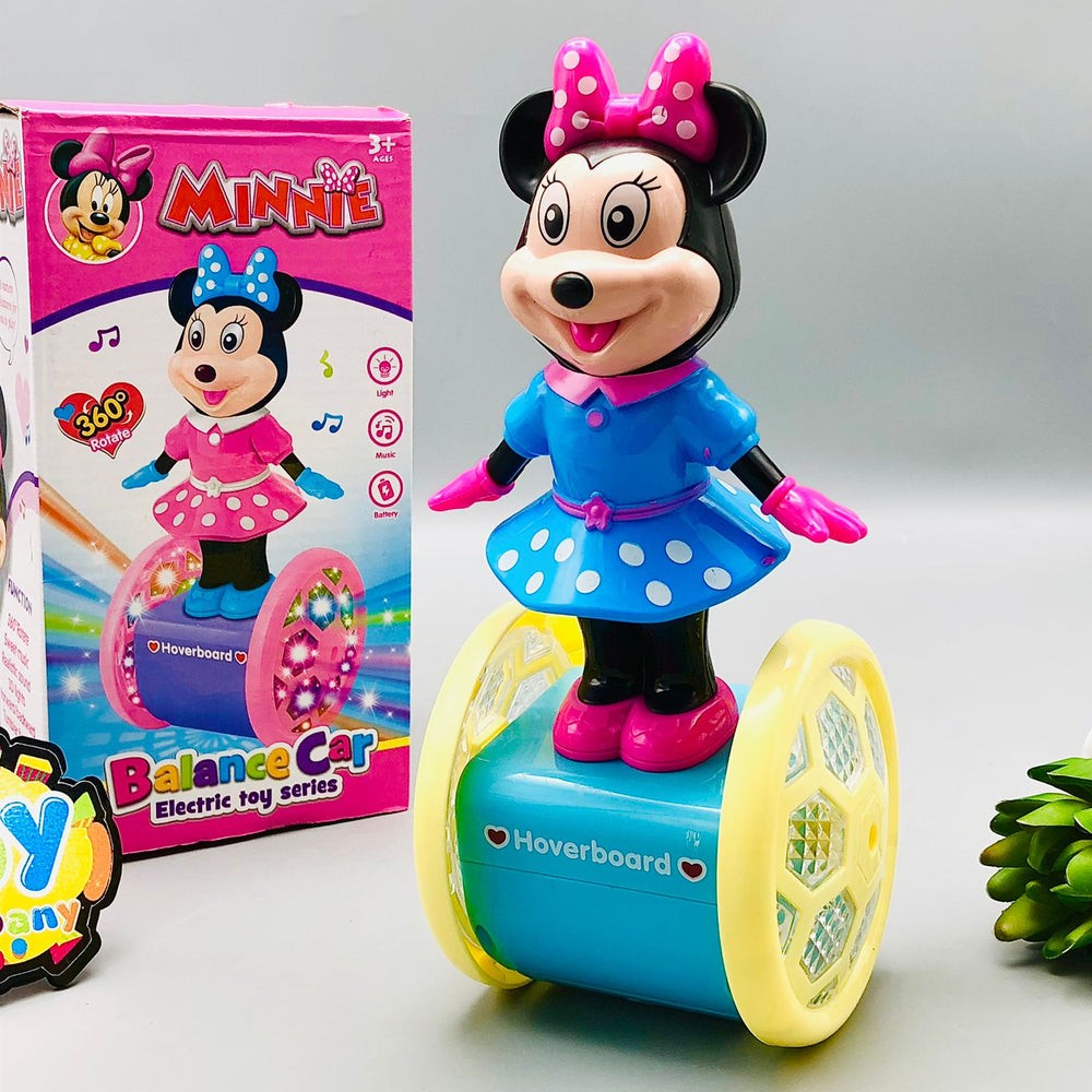 Electric Minnie Balance Car Toy With light & Music