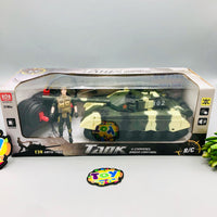 1:24 RC Military Battle Tank With Soldier