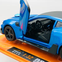 1:32 Diecast Chevrolet Camaro With Acrylic Display Box - Blue