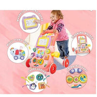 Huanger Baby Musical Walker With Dazzling Lights -  Pink