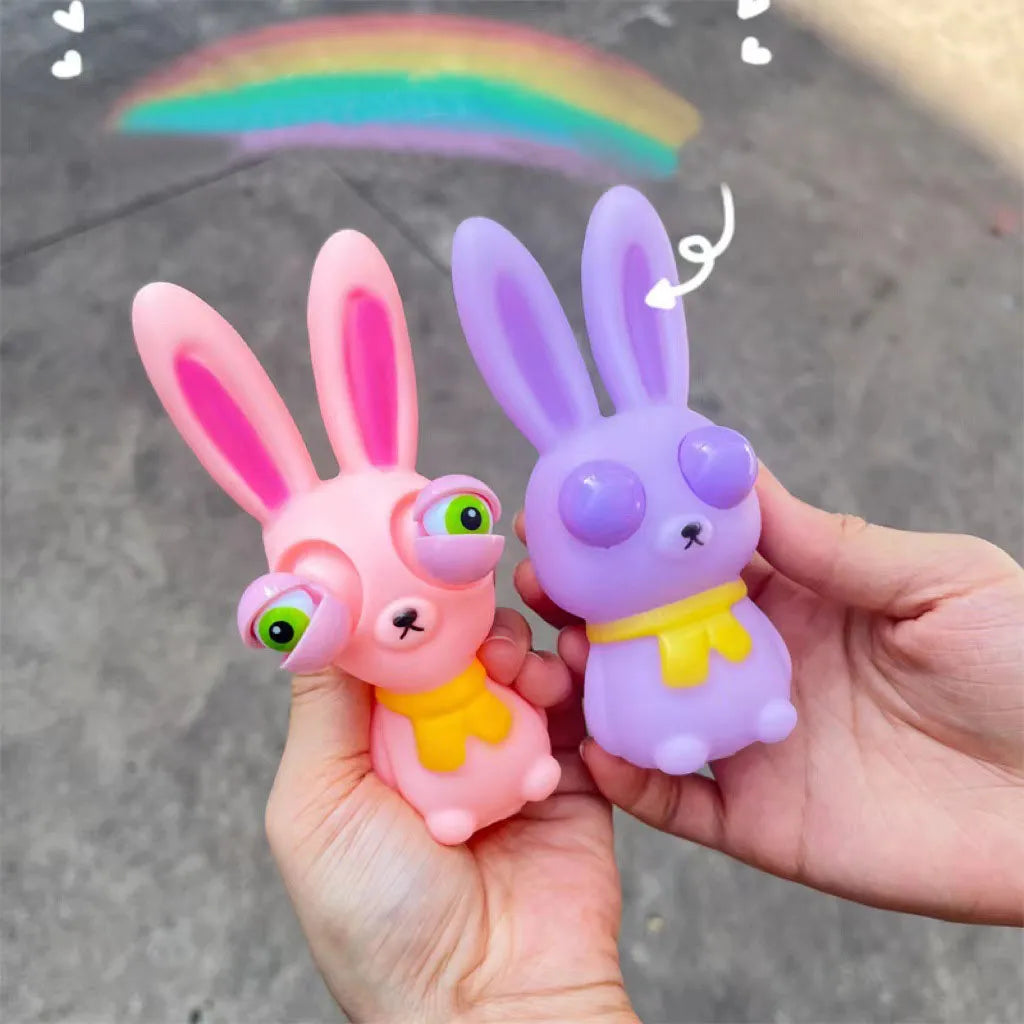 1Pc Squishy Rabbit Popping Eyes Toy