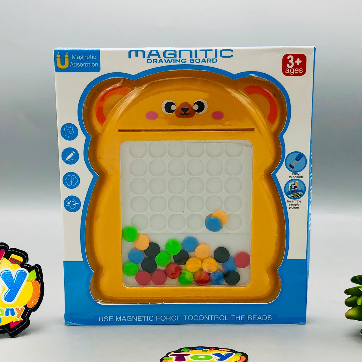 Mini Cartoon Design Magnetic Beads Drawing Board
