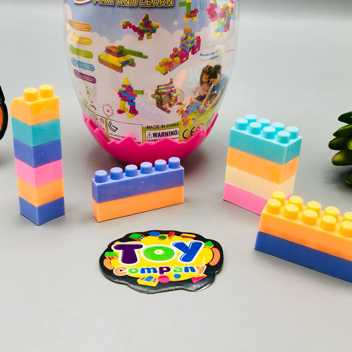 50Pcs Mini Egg Building Blocks