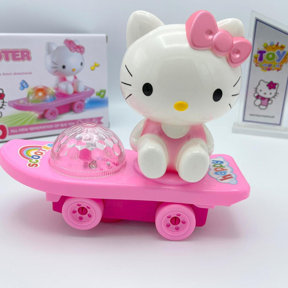 Hello Kitty on Skate Board