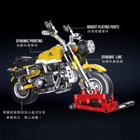 DIY Bee Scooter Model Bricks Set - 558+Pcs
