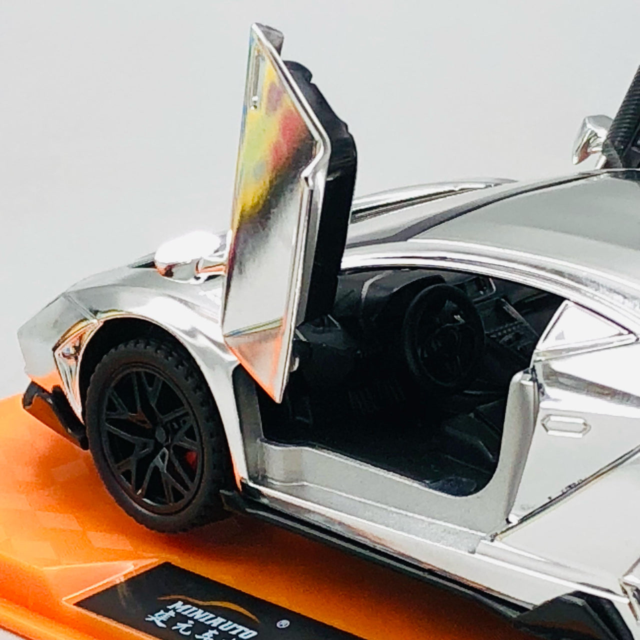 1:32 Diecast Lamborghini Centenario With Acrylic Display Box - Silver