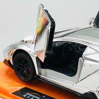1:32 Diecast Lamborghini Centenario With Acrylic Display Box - Silver