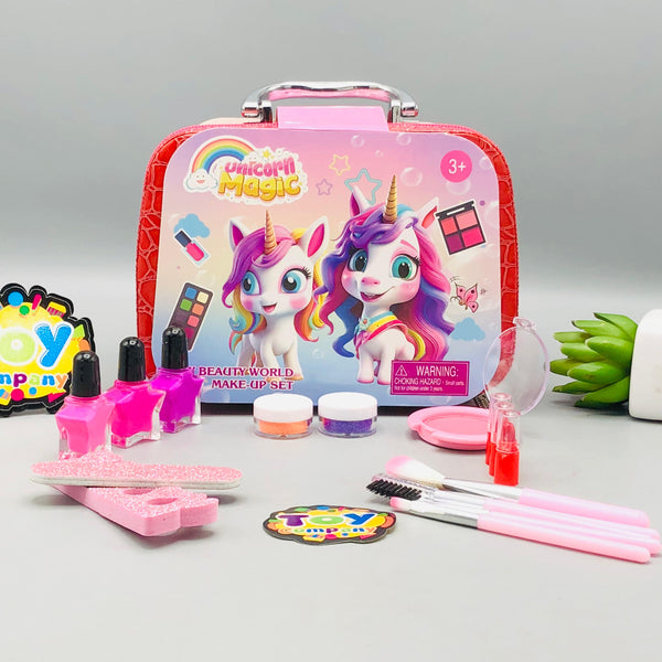 16Pcs Unicorn Magic Realistic Makeup Bag