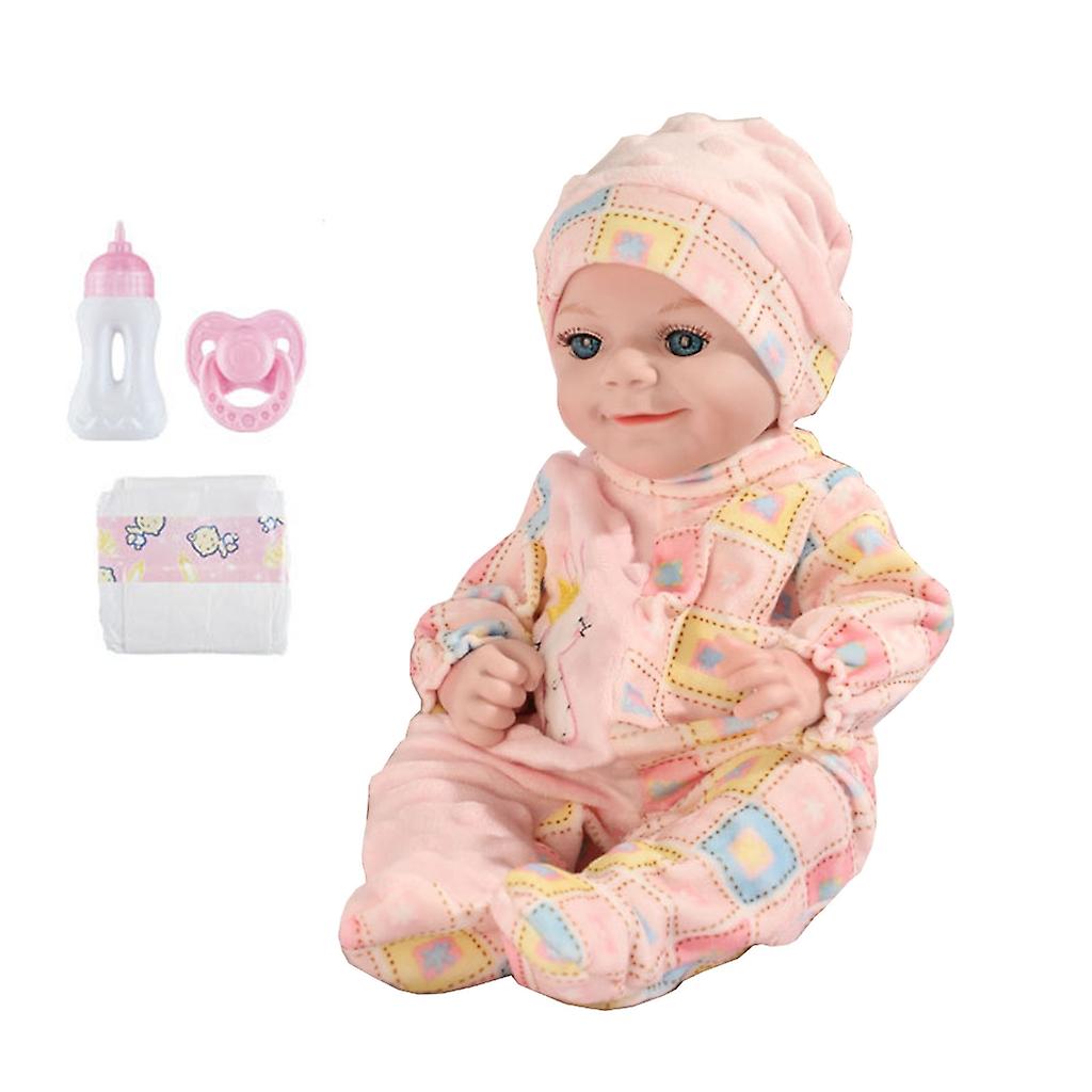 Vinyl Silicon Newborn Baby Doll With Accessories