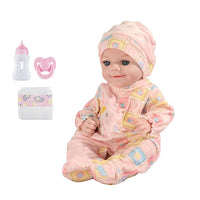 Vinyl Silicon Newborn Baby Doll With Accessories