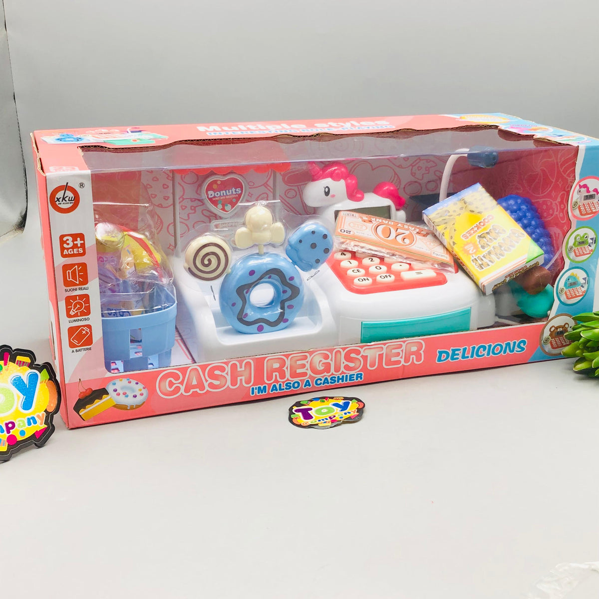 Pretend Unicorn Themed Cash Register Toy