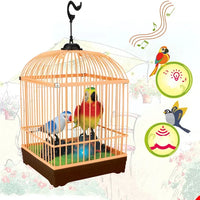 Sound Induction Happy Bird Cage With Lights