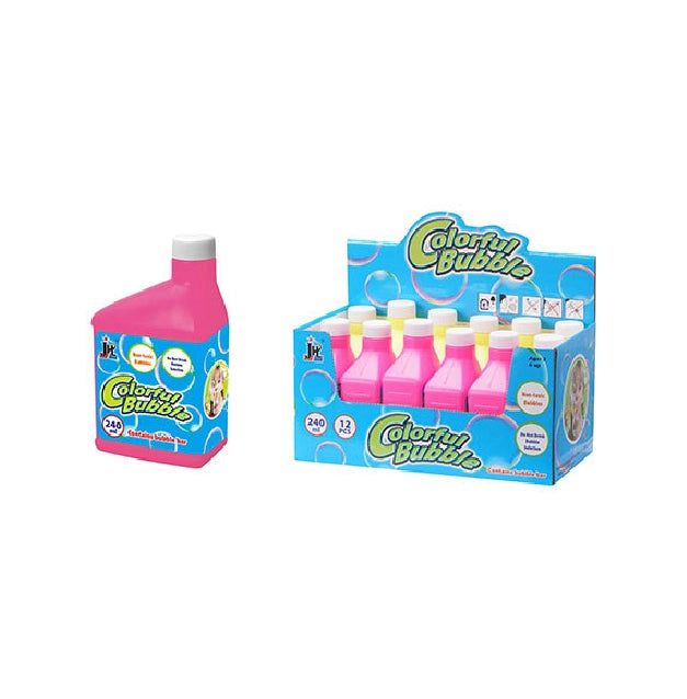 240ml Colorful Bubble Liquid Bottle