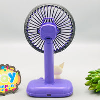 Rechargeable Kuromi Desktop Fan With Cartoon Buddy