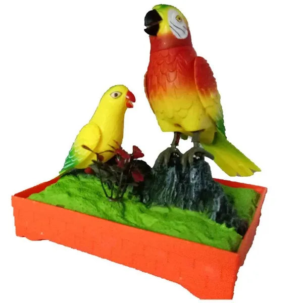 Sound Induction Happy Bird Cage With Lights