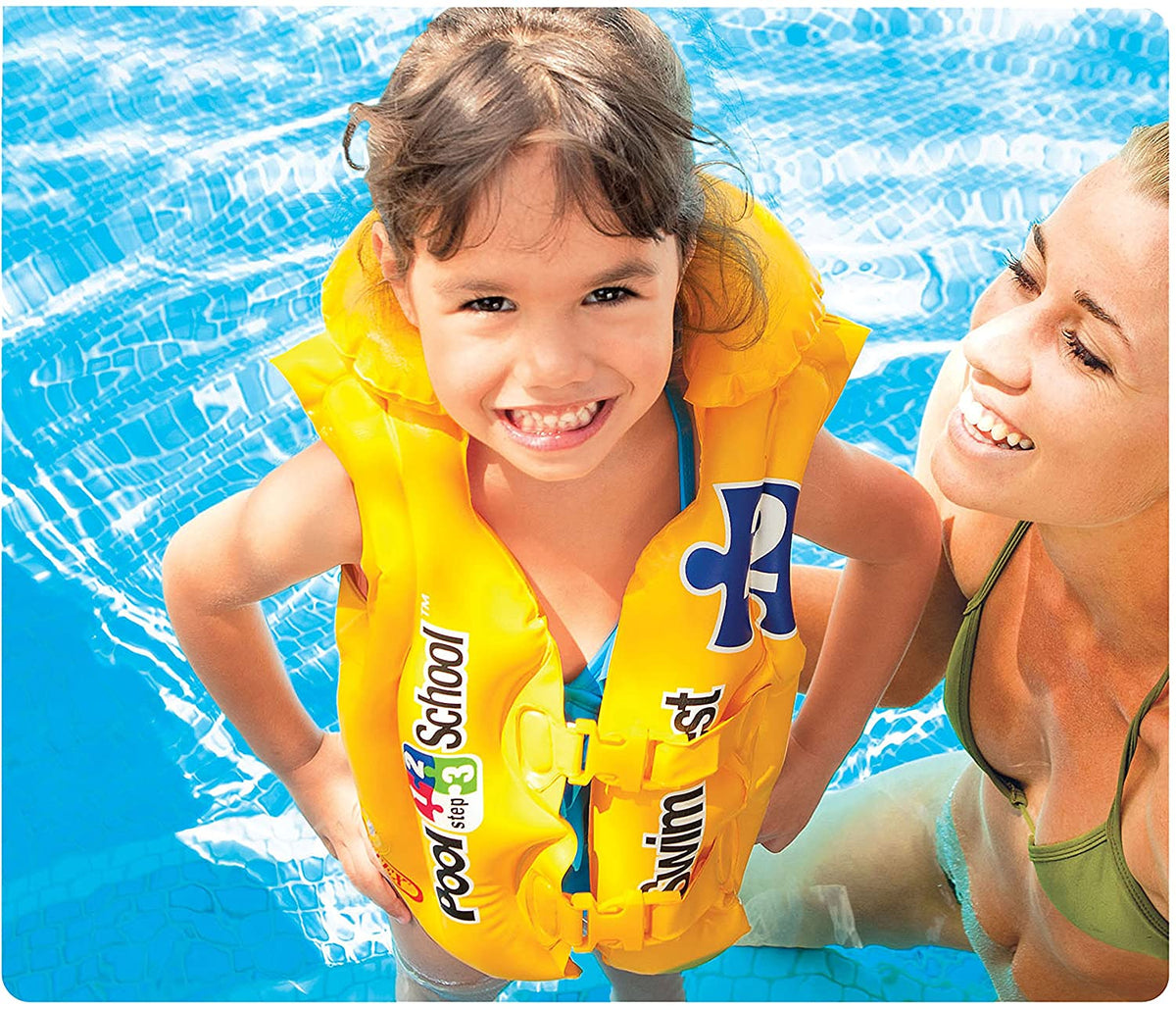 Intex Deluxe Pool Swim Vest - Yellow