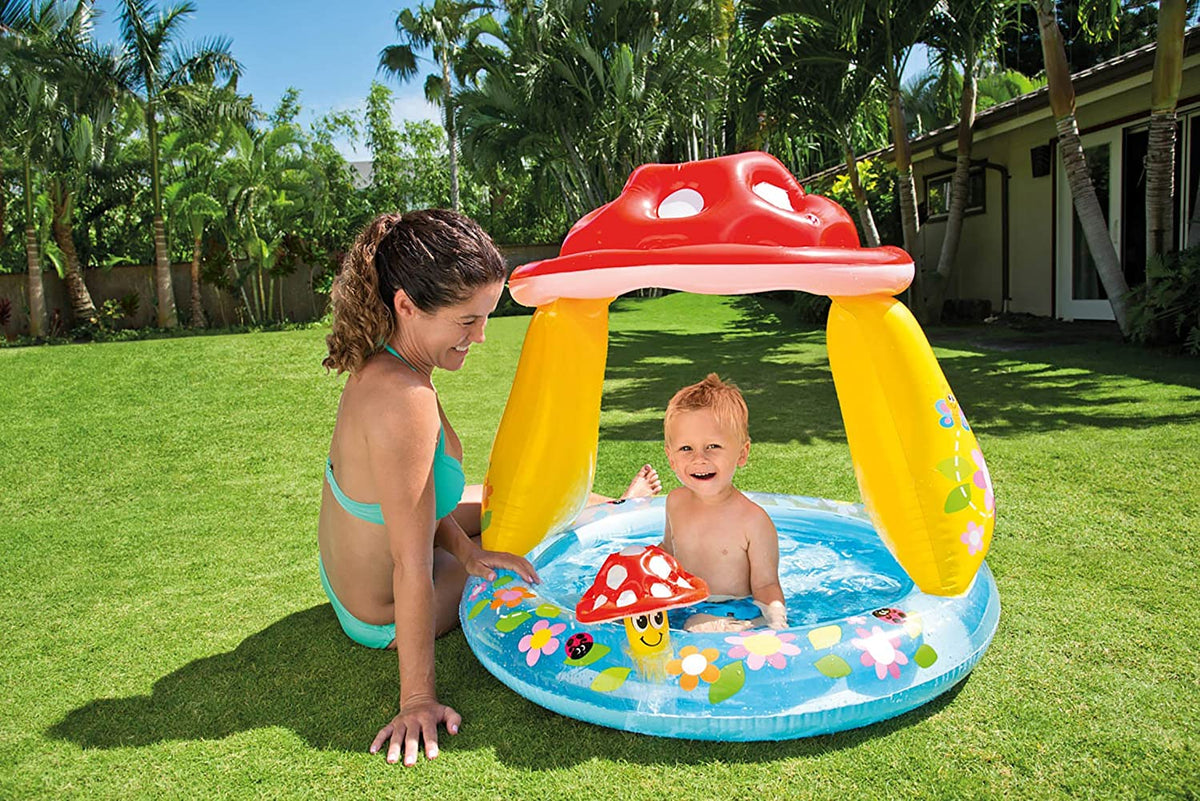 Intex Inflatable Mushroom Baby Pool - 40'' x 35''