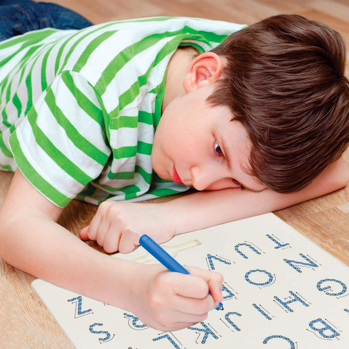 275Pcs Ball Pops English Alphabet Learning Drawing Board
