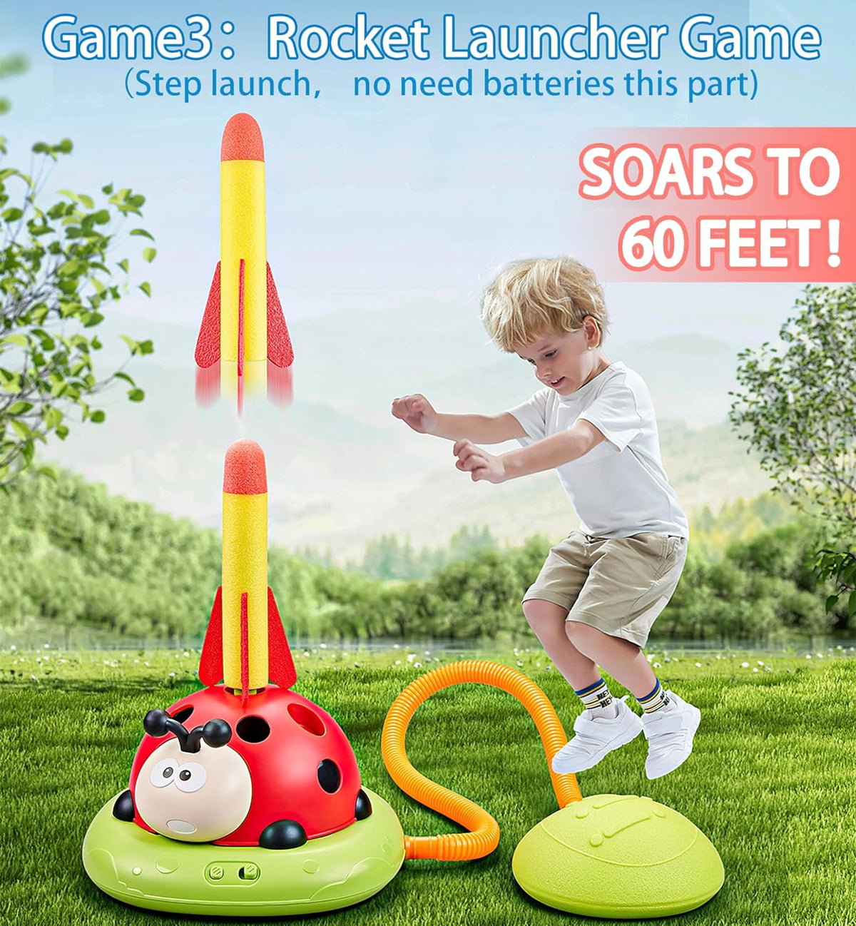 3in1 Multi-function RC Ladybug Exercise & Games Set