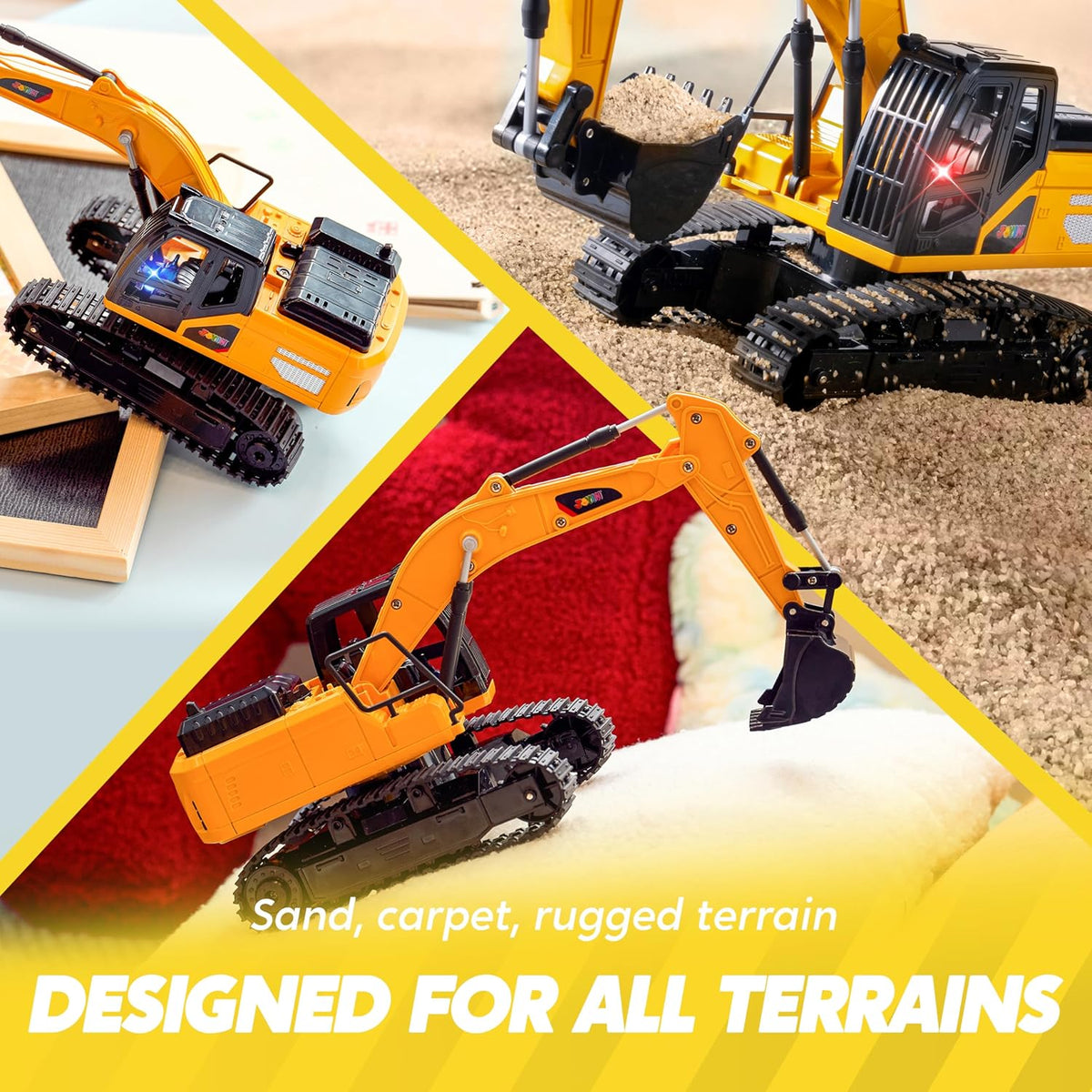 2.4G Remote Control Excavator With Lights