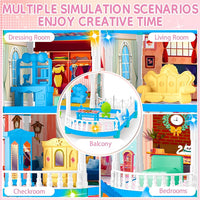 275Pcs DIY  Dream Villa Luxury Doll House