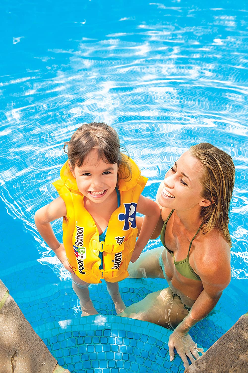 Intex Deluxe Pool Swim Vest - Yellow
