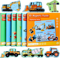 3D Magnetic Puzzle Book-Assortment