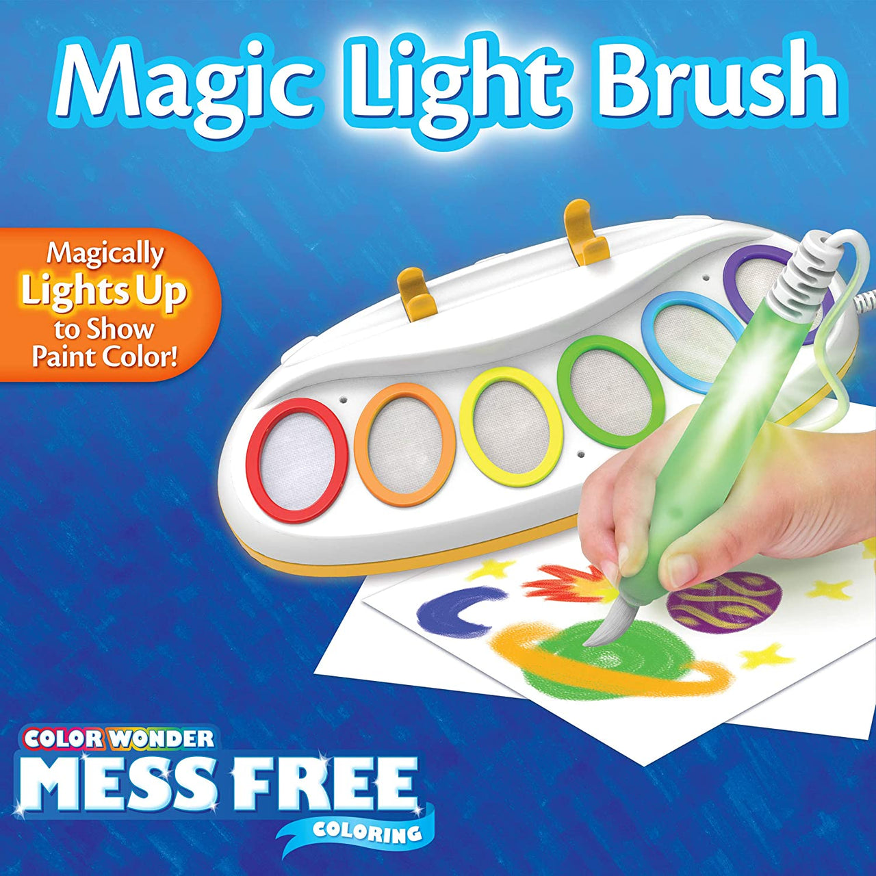 25Pcs Toddlers Magical Painting Set With Light-up Brush