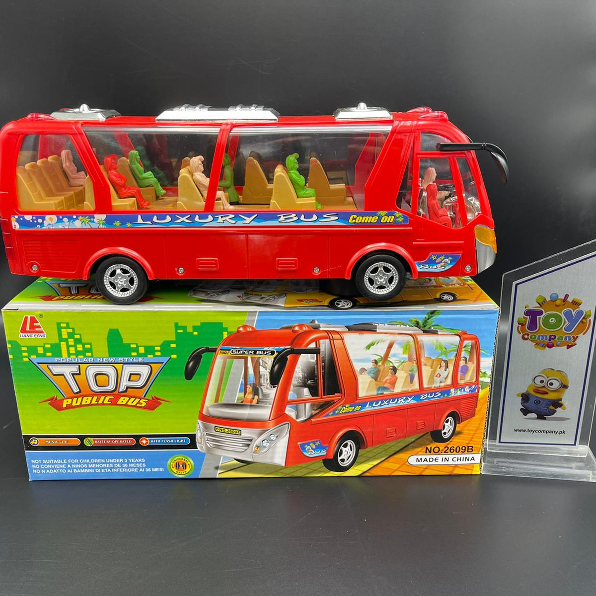 Public Luxury Bus with Lights and Sound