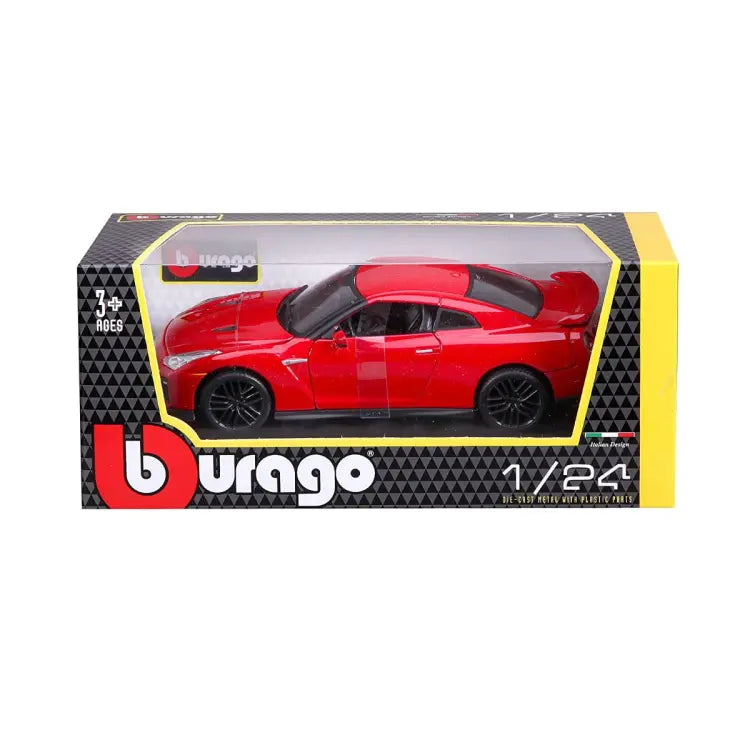 Bburago 1:24 Diecast Nissan GT-R 2017 - Red