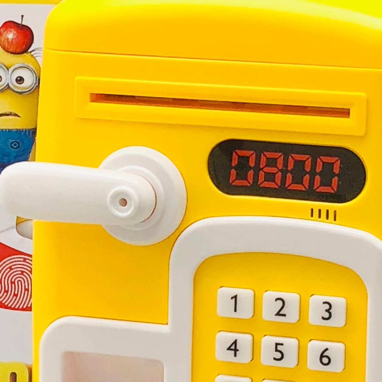 Premium Quality Minion Piggy Bank ATM with Finger Print
