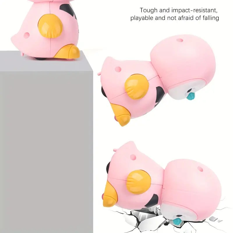 1Pc Press & Go Cute Shape Little Penguin
