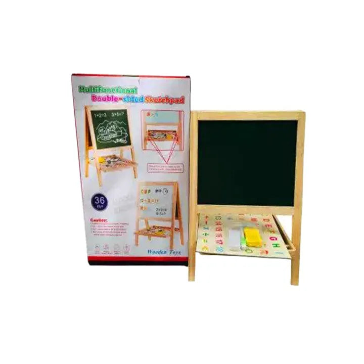 Multi-functional Wooden Double Sided Sketchpad