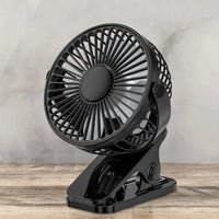 Rechargeable Mini Slim Table Clamp Fan