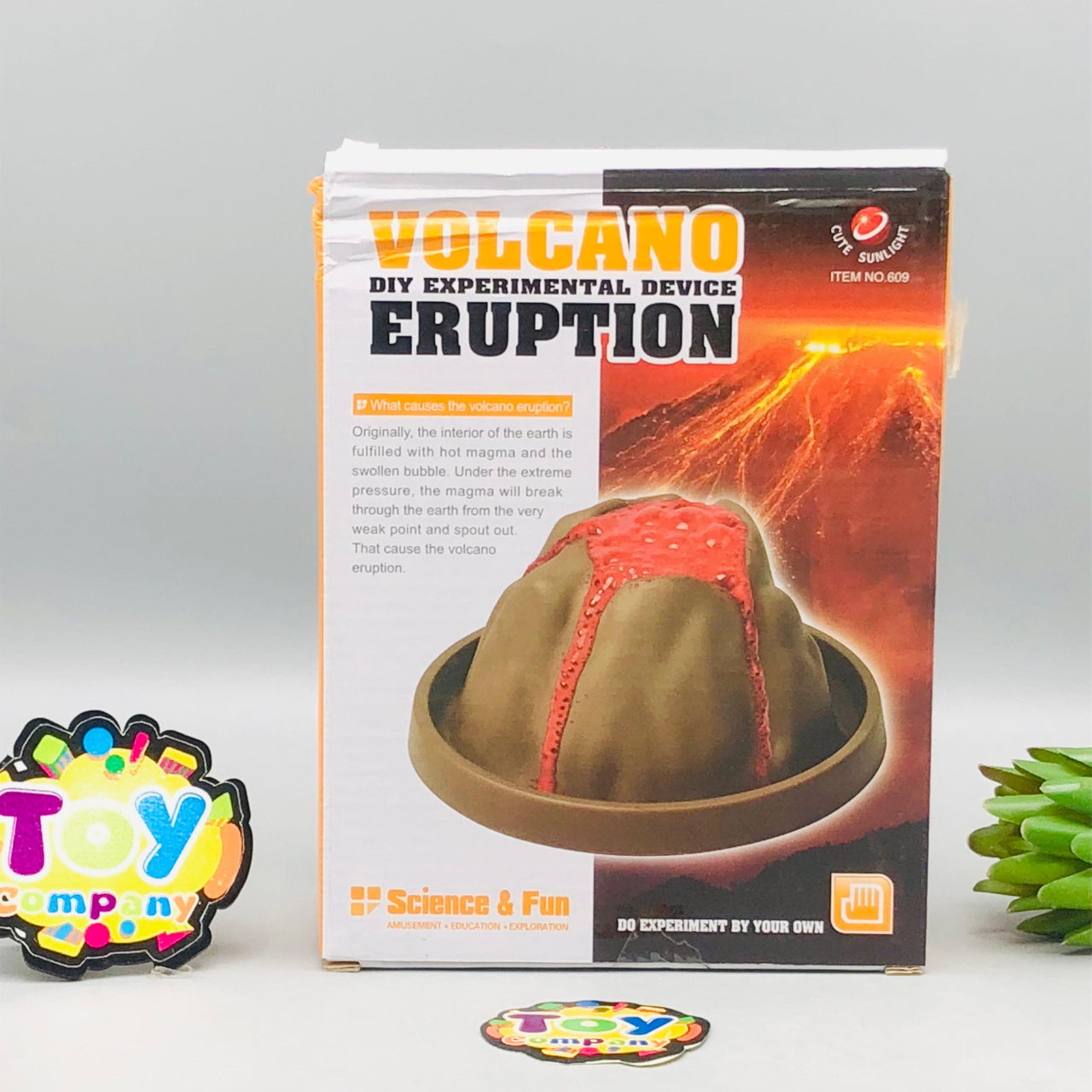 DIY Volcano Eruption Experimental Device