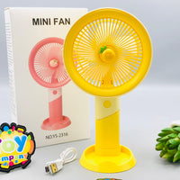 8.5* Inches Rechargeable Fruit Desktop Fan