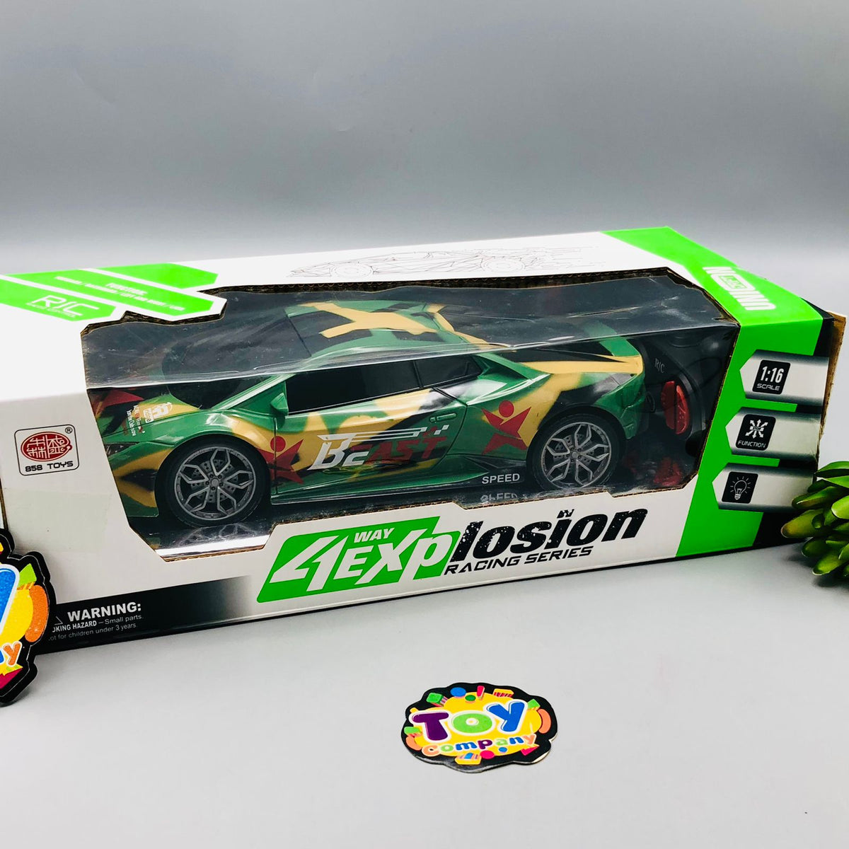 Remote Control Rechargeable Explosion Racing Car