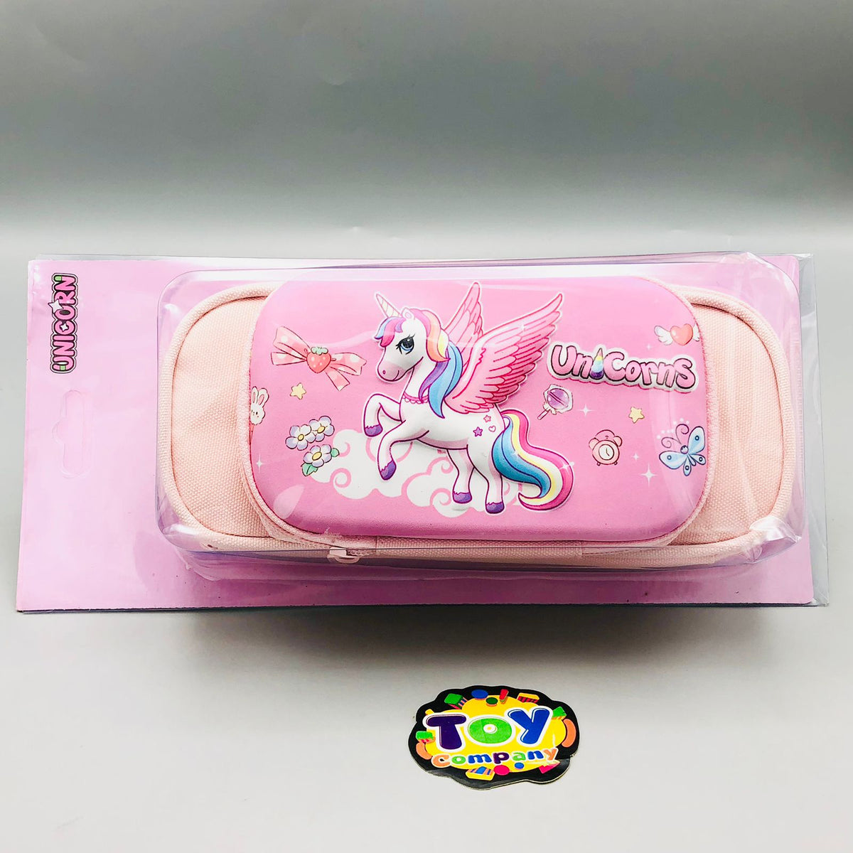 3D Unicorn Themed Kids Pencil Pouch